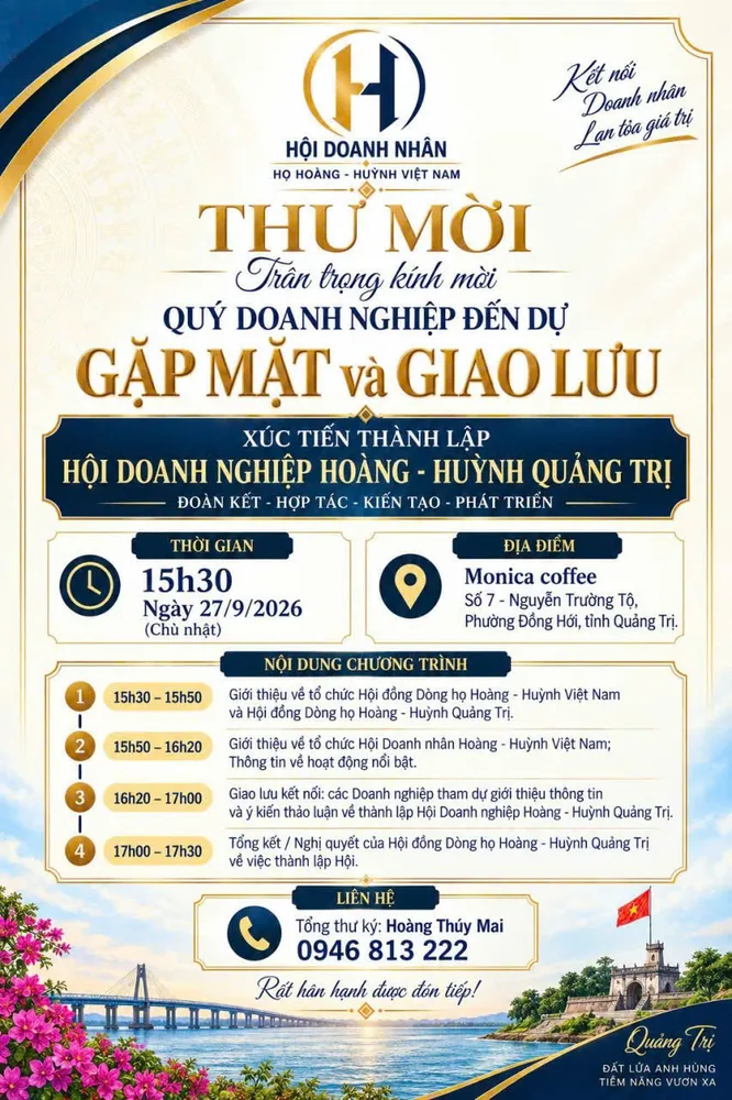 Gap mat giao lu doanh nghiep dong ho Hoang Huynh Quang Tri 2
